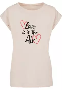 Рубашка Merchcode Valentines Day - Love is in the Air, песок