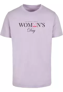 Рубашка Merchcode WD - International Womens Day 1, светло-фиолетовый