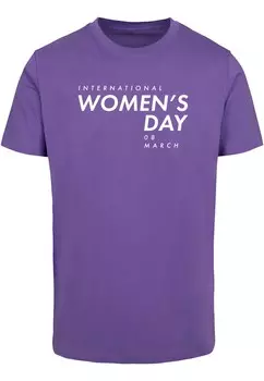 Рубашка Merchcode WD - International Womens Day 3, фиолетовый