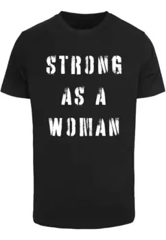 Рубашка Merchcode WD - Strong As A Woman, черный