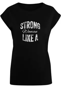 Рубашка Merchcode WD - Strong Like A Woman, черный