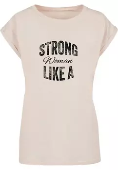 Рубашка Merchcode WD - Strong Like A Woman, песок