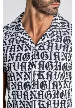 Рубашка Message Hawaiian Gianni Kavanagh, белая