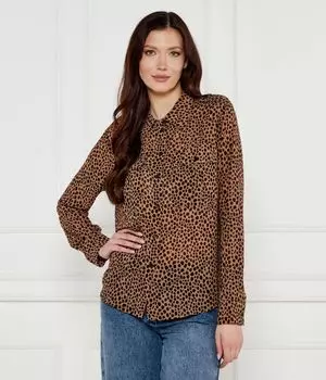 Рубашка Michael Kors Regular Fit, коричневый