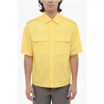 Рубашка милитари Looe Fit с короткими рукавами Neil Barrett, Yellow