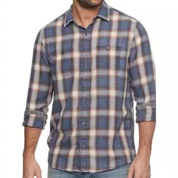 Рубашка Milner Vintage Soft темно-синего/кремового цвета Flags & Anthem