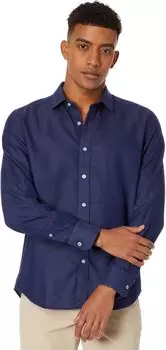 Рубашка Milo без морщин UNTUCKit, темно-синий