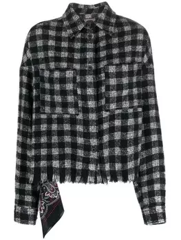 Рубашка Milvaparma в клетку Destin, черный