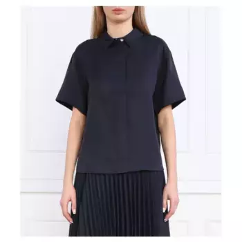 Рубашка Mina свободного кроя Samse Samse, синий