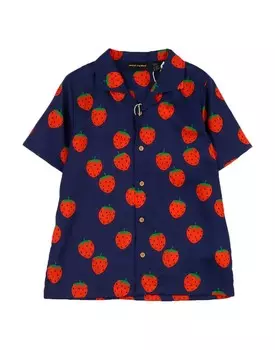 Рубашка Mini Rodini, синий