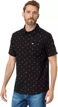Рубашка Minimo Short Sleeve Woven Quiksilver, цвет Black Minimo