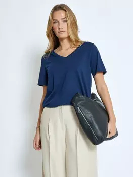 Рубашка minus Leti, темно-синий