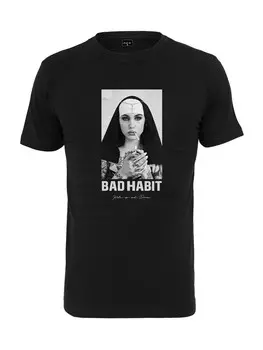 Рубашка Mister Tee Bad Habit, черный