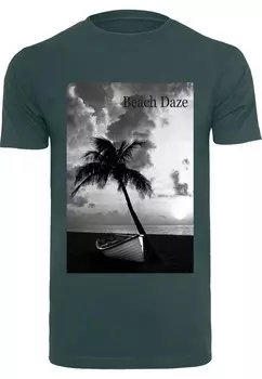 Рубашка Mister Tee Beach Daze, темно-зеленый