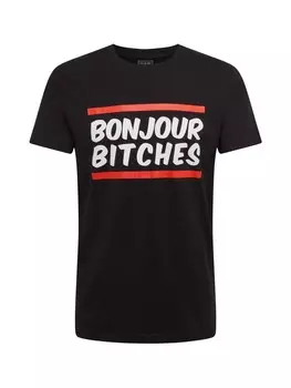 Рубашка Mister Tee Bonjour, черный