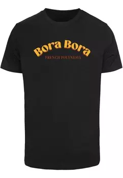 Рубашка Mister Tee Bora Bora French Polynesia, черный