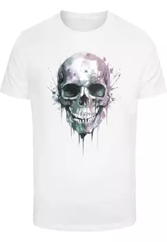 Рубашка Mister Tee Colorful Skull, белый