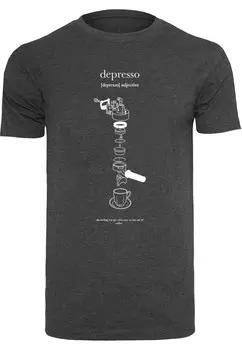 Рубашка Mister Tee Depresso, антрацит