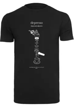 Рубашка Mister Tee Depresso, черный