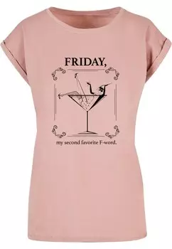 Рубашка Mister Tee F-Word, розовый