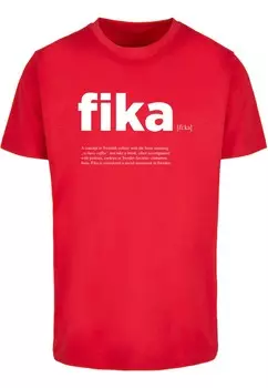 Рубашка Mister Tee Fika, красный