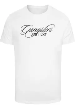 Рубашка Mister Tee Gangsters Dont Cry, белый