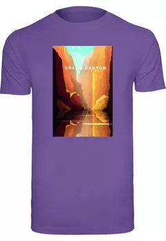 Рубашка Mister Tee Grand Canyon, фиолетовый
