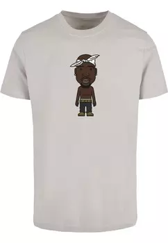 Рубашка Mister Tee LA Sketch, светло-серый