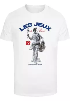 Рубашка Mister Tee Les Jeux De Paris, белый