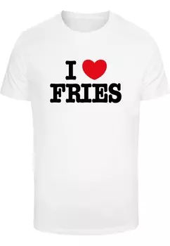 Рубашка Mister Tee Love Fries, белый