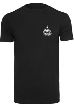 Рубашка Mister Tee Merry Christmas, черный