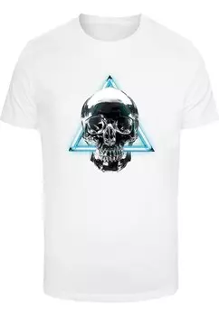 Рубашка Mister Tee Neon Skull, белый