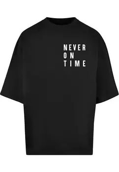 Рубашка Mister Tee Never On Time, черный