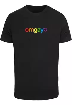 Рубашка Mister Tee OMGay, черный