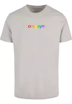 Рубашка Mister Tee OMGay, серый
