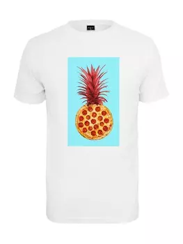 Рубашка Mister Tee Pizza Pineapple, белый