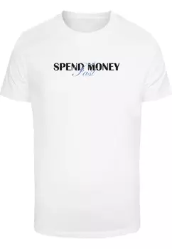 Рубашка Mister Tee Spend Money Fast, белый