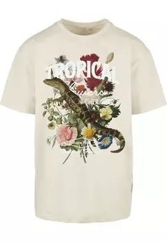 Рубашка Mister Tee Tropical, бежевый