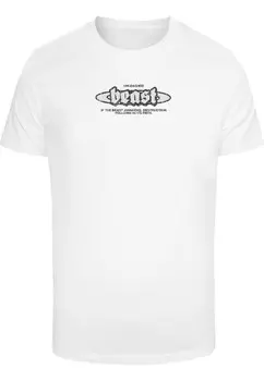 Рубашка Mister Tee Unleashed Beast, белый