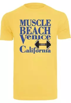 Рубашка Mister Tee Venice Beach, желтый