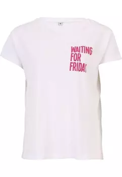 Рубашка Mister Tee Waiting For Friday, белый