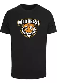 Рубашка Mister Tee Wild Beast Tiger, черный
