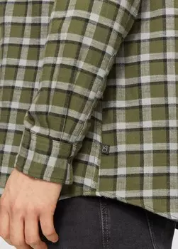 Рубашка MIT AUFGESETZTER TASCHE QS, хаки