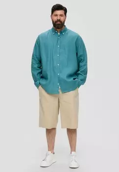 Рубашка MIT BUTTON-DOWN-KRAGEN s.Oliver, бирюзовый