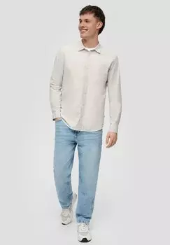 Рубашка MIT KENTKRAGEN QS, цвет hellgrau