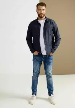 Рубашка MIT PRINT Street One MEN, цвет blau