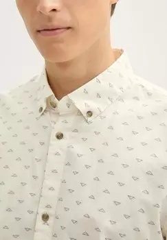 Рубашка MIT PRINT TOM TAILOR DENIM, молочный