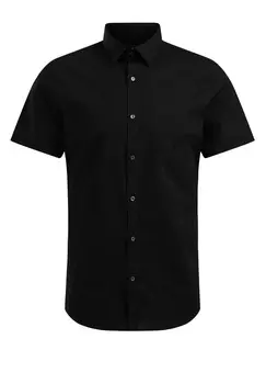 Рубашка Mit Stretch WE Fashion, черная