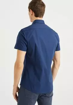 Рубашка Mit Stretch WE Fashion, синяя