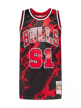 Рубашка Mitchell & Ness Bulls, черный